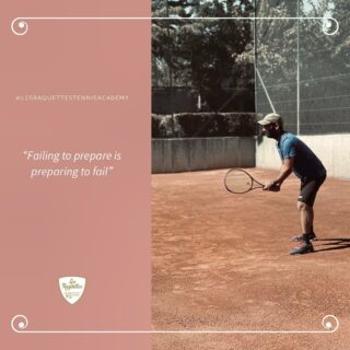 🧠𝘗𝘳𝘦𝘱𝘢𝘳𝘢𝘵𝘪𝘰𝘯 𝘪𝘴 𝘦𝘷𝘦𝘳𝘺𝘵𝘩𝘪𝘯𝘨 ! 
#beready #preparation #lesraquettestennisacademy #tennisquotes #tennislife #prepareyourself #readyposition #tennis #skg #greece #thessaloniki #thermi